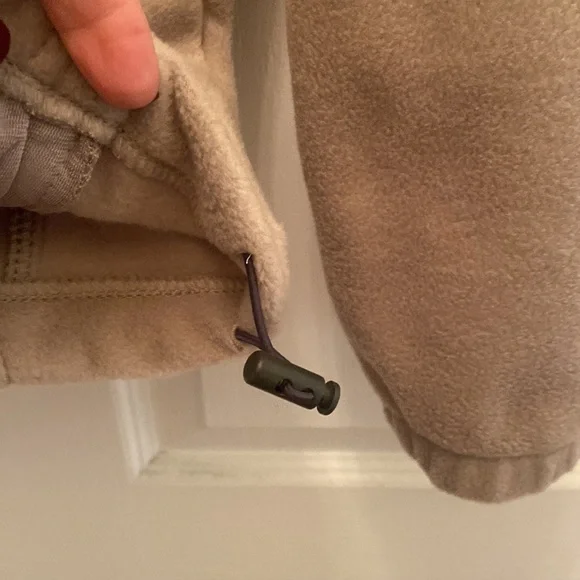 COLUMBIA Mens Steens Mountain Fleece Zip Up Jacket Large Tusk Tan $65 EUC lcsr - Picture 10 of 15